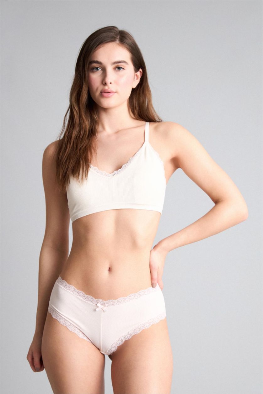 حريمي زهري فاتح كلوت سليب ميكرو - قطعتين