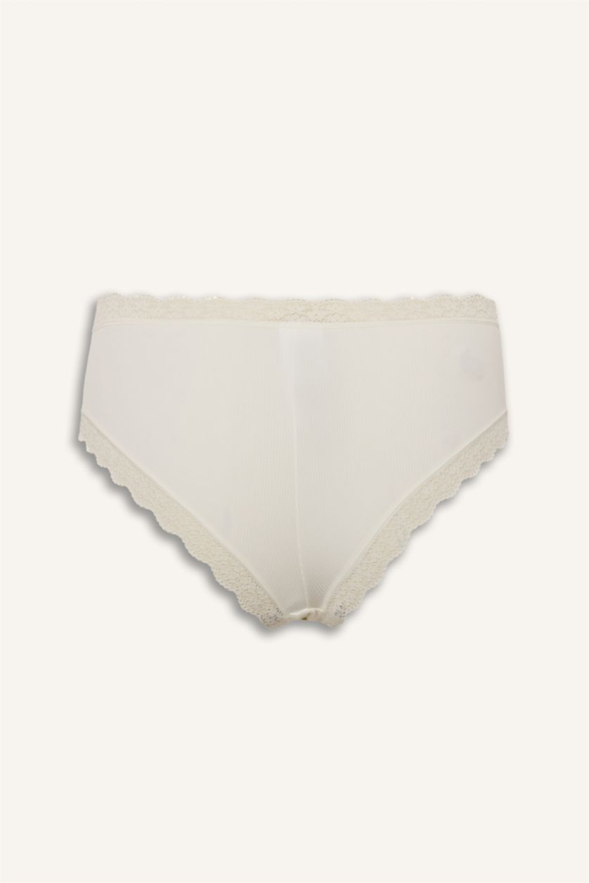 Kadın Açık Pembe Dantel Detaylı Micro 2'li Hipster Külot