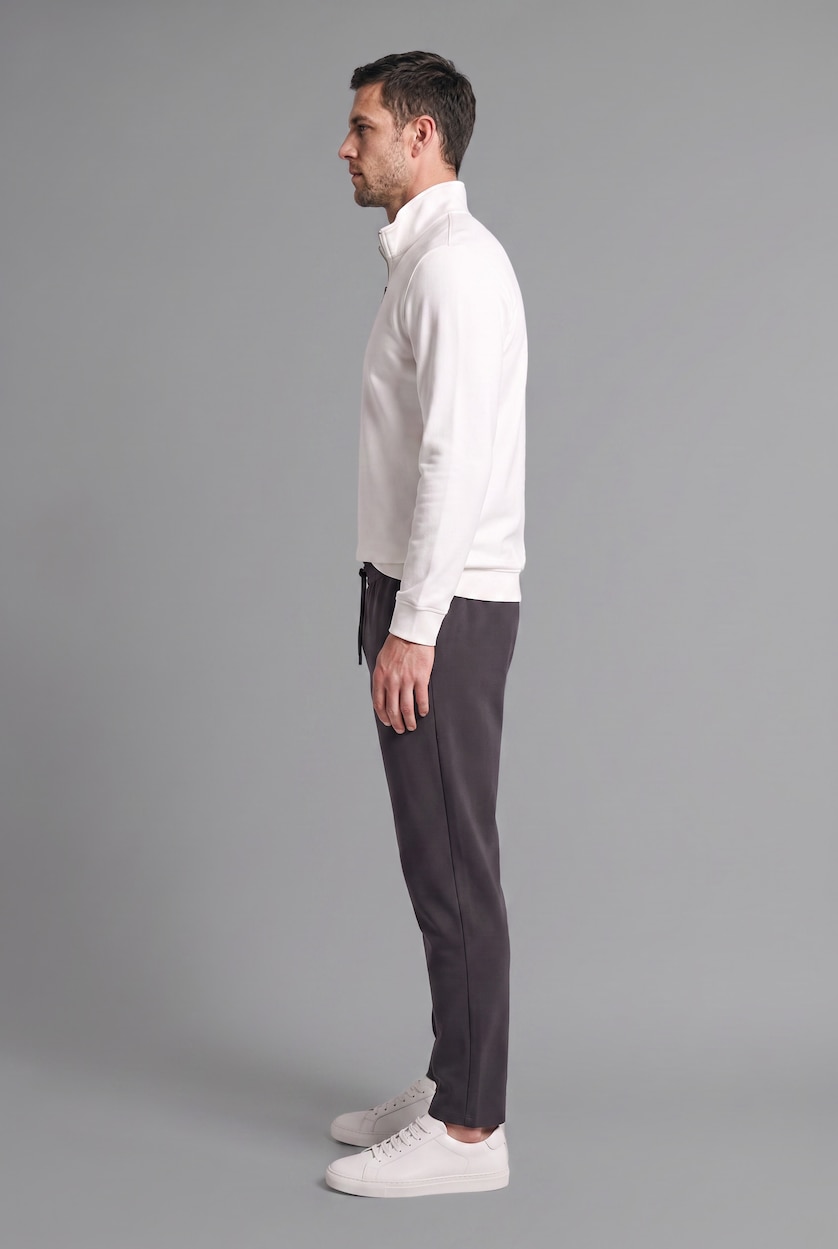 MAN Dark Anthracite Regular Fit Cotton Sweatpants