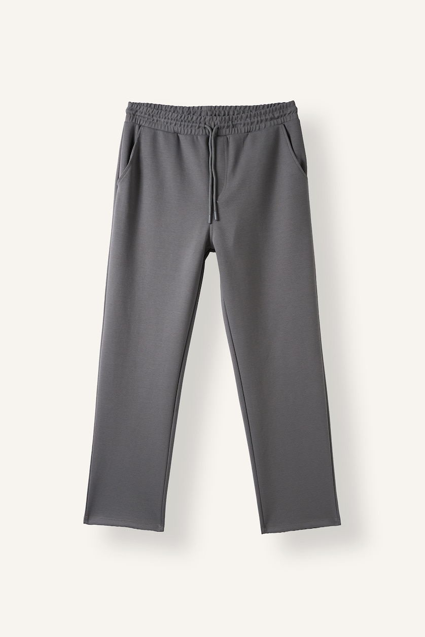 Men Grey Regular Fit Trousers