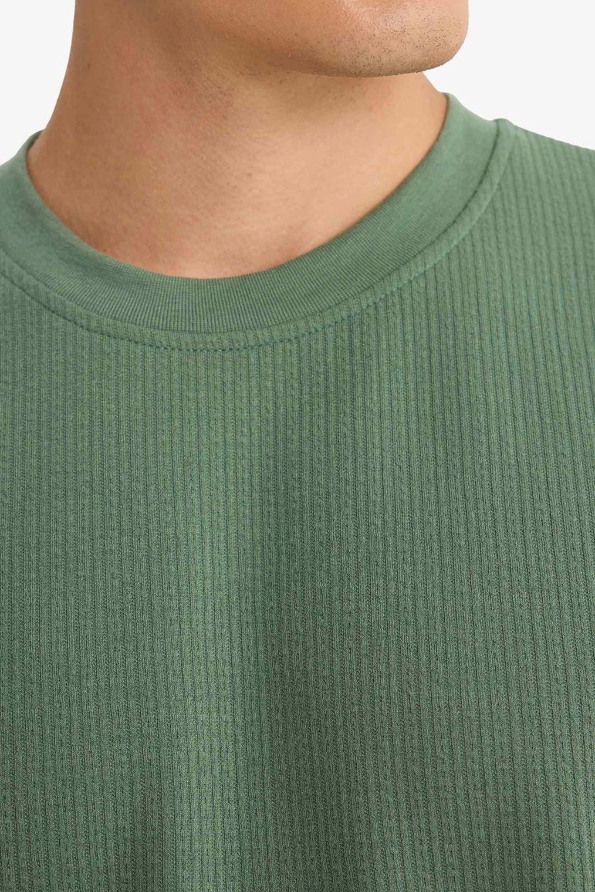 MAN Light Khaki Oversize Fit Crew Neck Short Sleeve T-Shirt