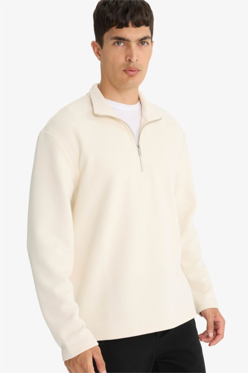 Ерлер экру қалыпты пішім сыдырма Свитер