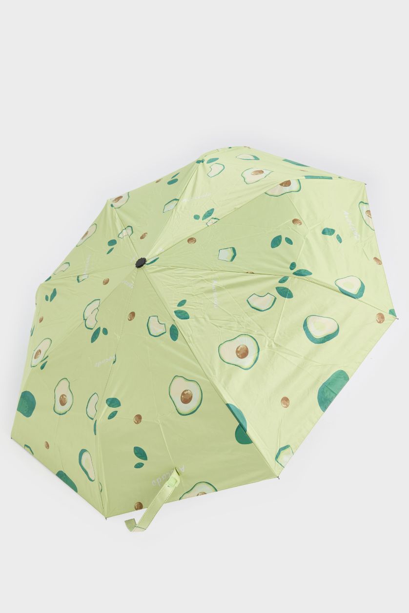 Kadın Yeşil Kadın Şemsiye