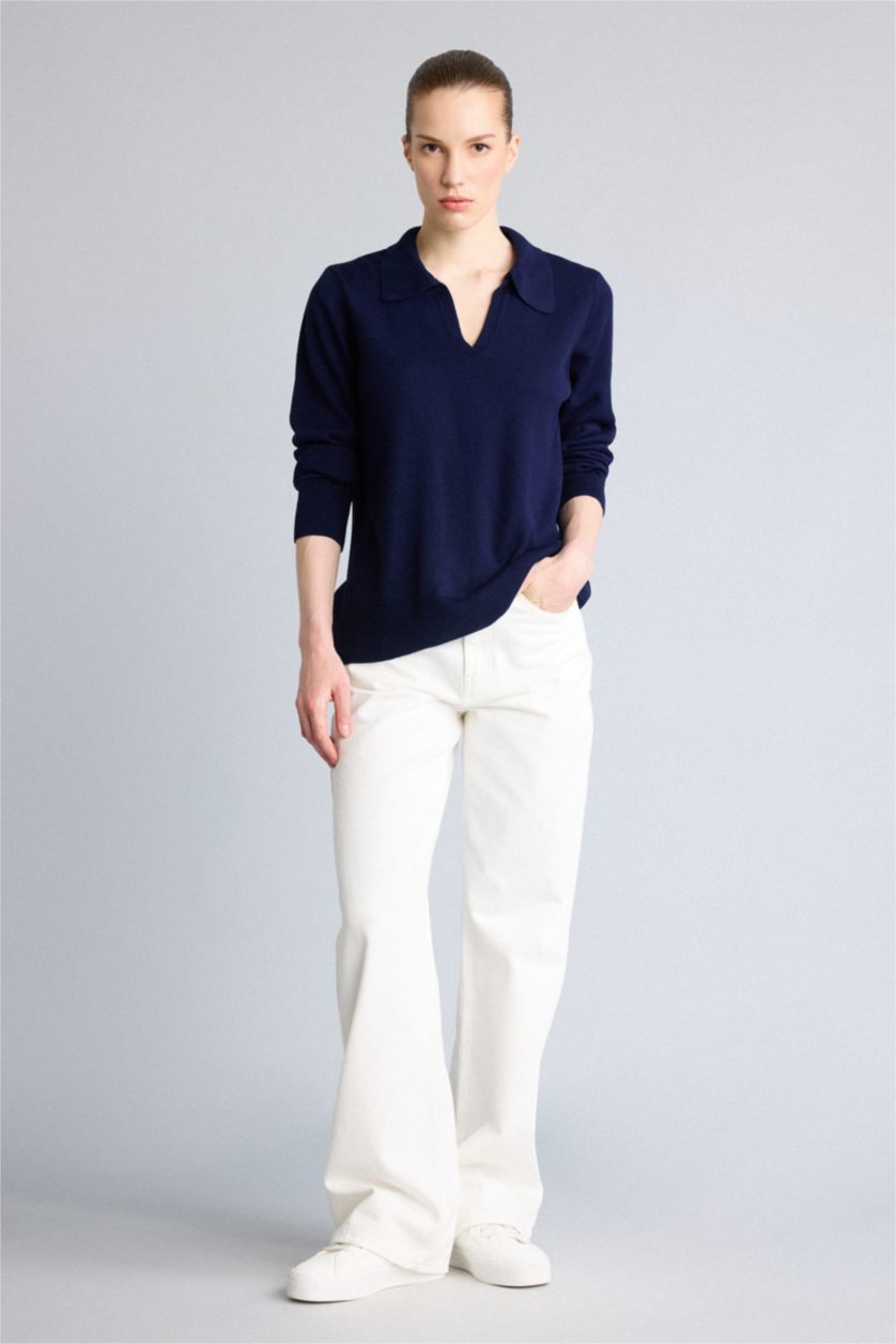 Women NAVY Regular Fit Pullover