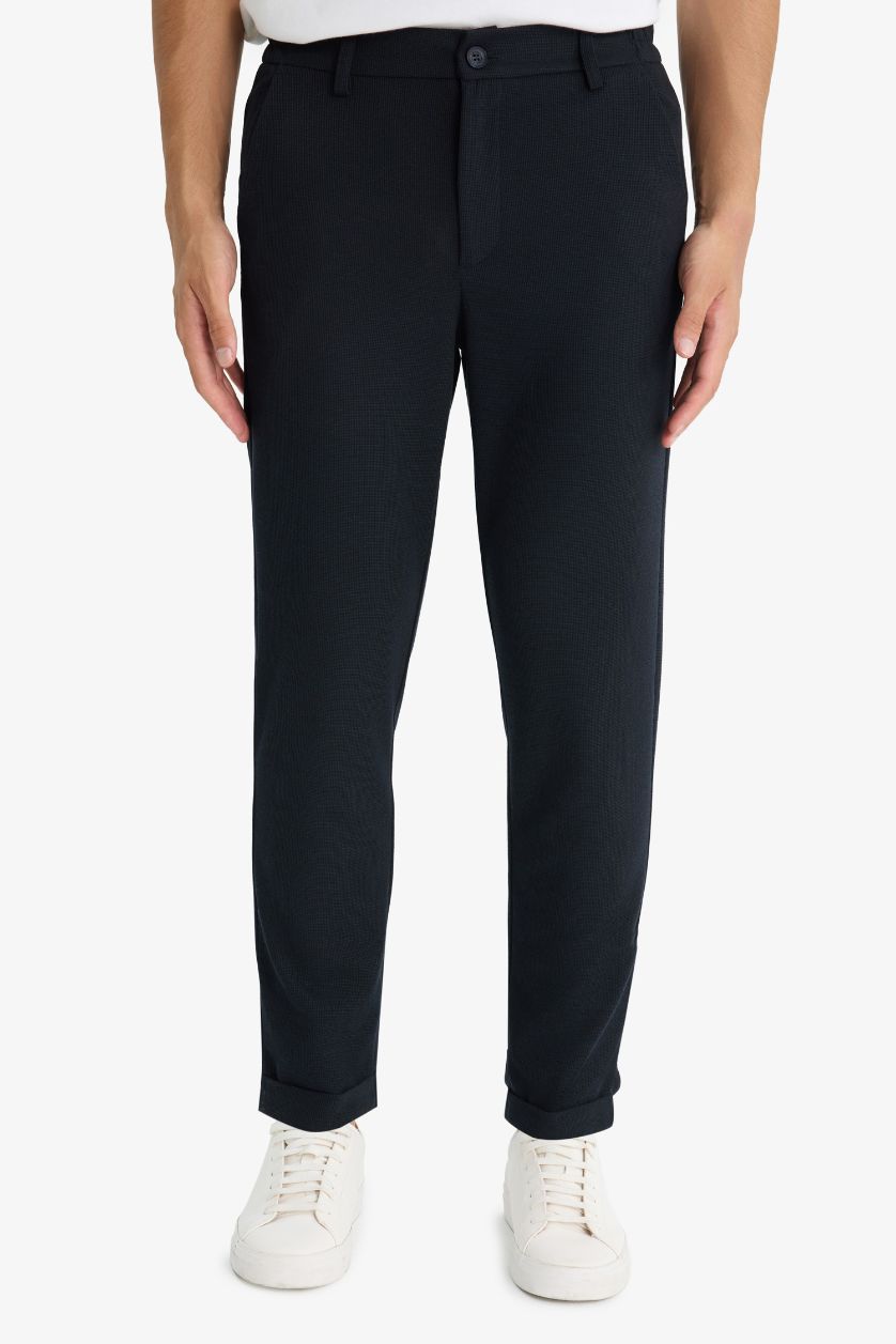 Man NAVY jogger Ankle Length Trousers