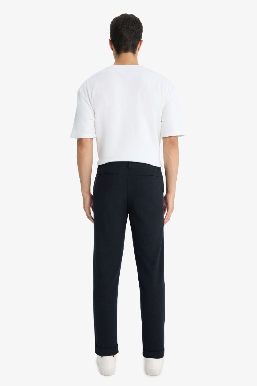 Man NAVY jogger Ankle Length Trousers