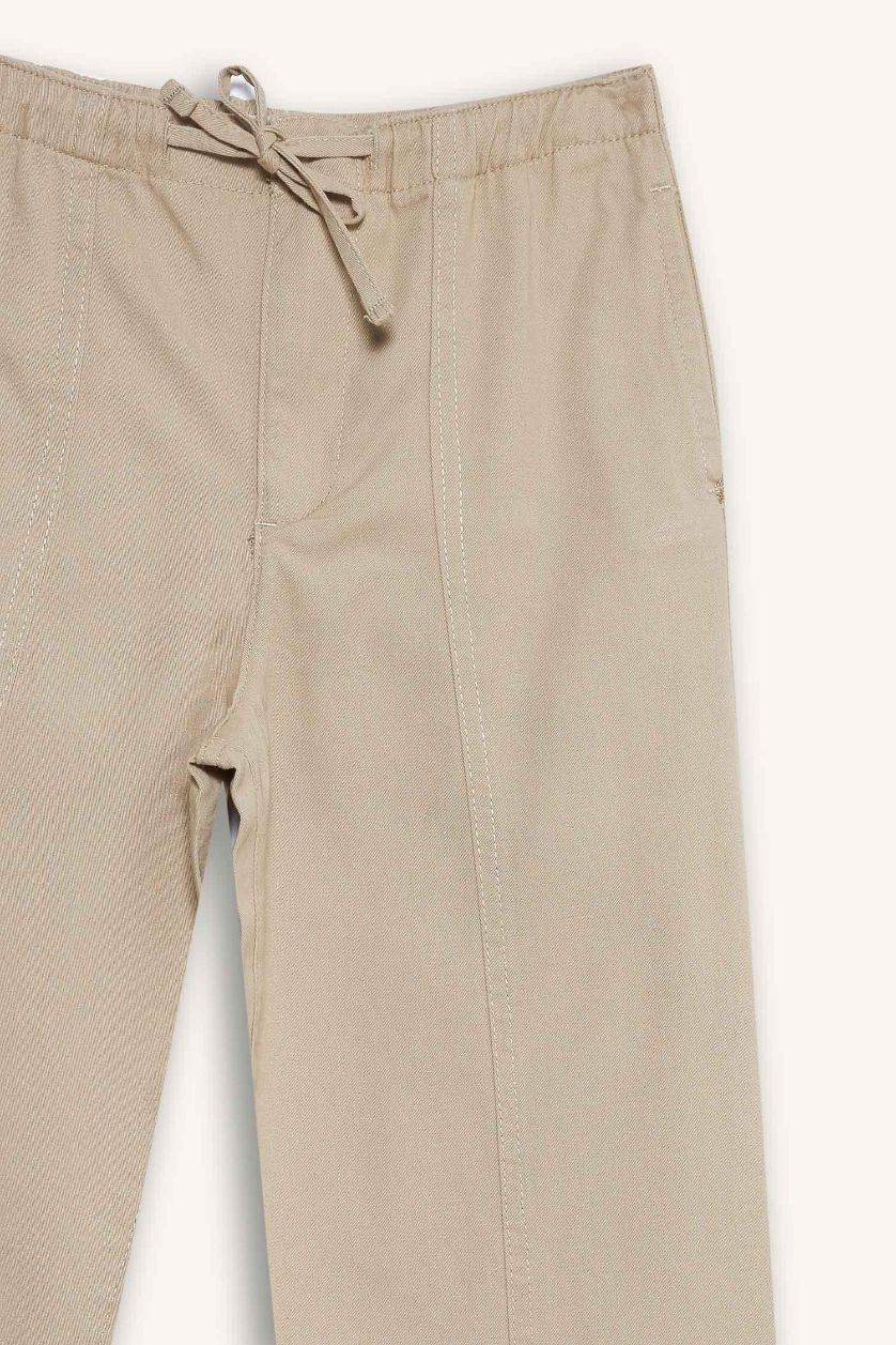 بناتي بيج بنطلون بناتي قطن وايد ليج برجل واسع بيج