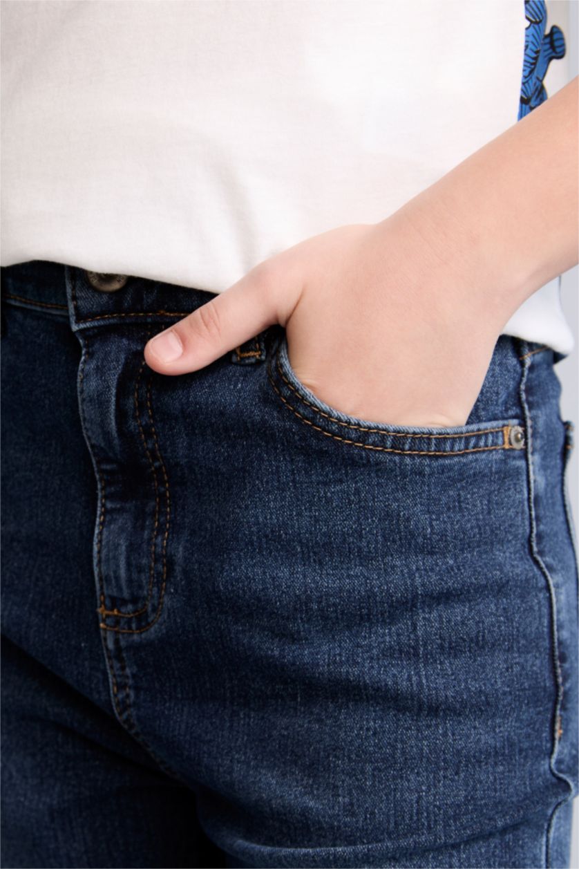 BOYS & TEENS Blue Straight Fit Jeans