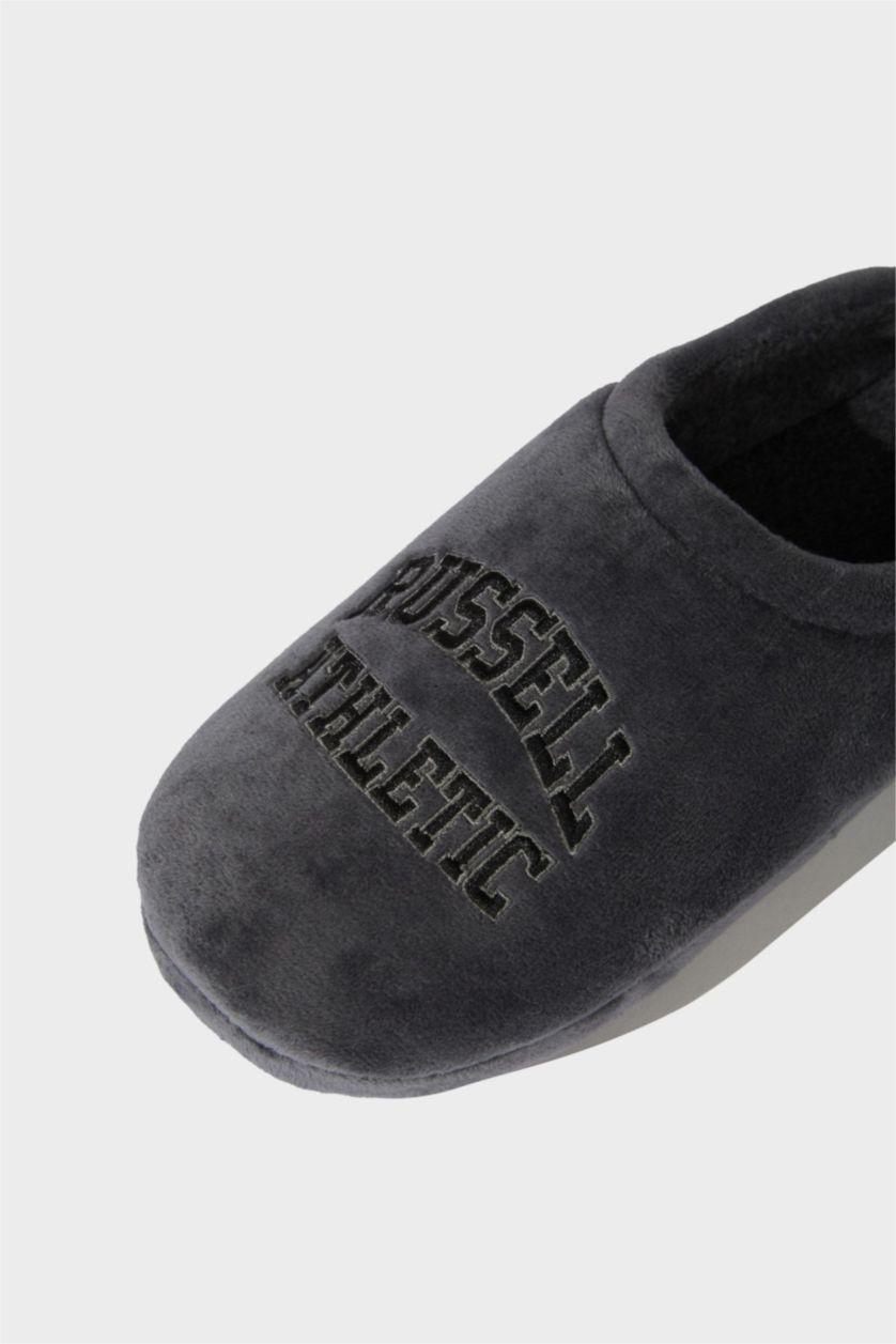 رجالي رمادي لكلوك اولادي بكعب مسطح رمادي