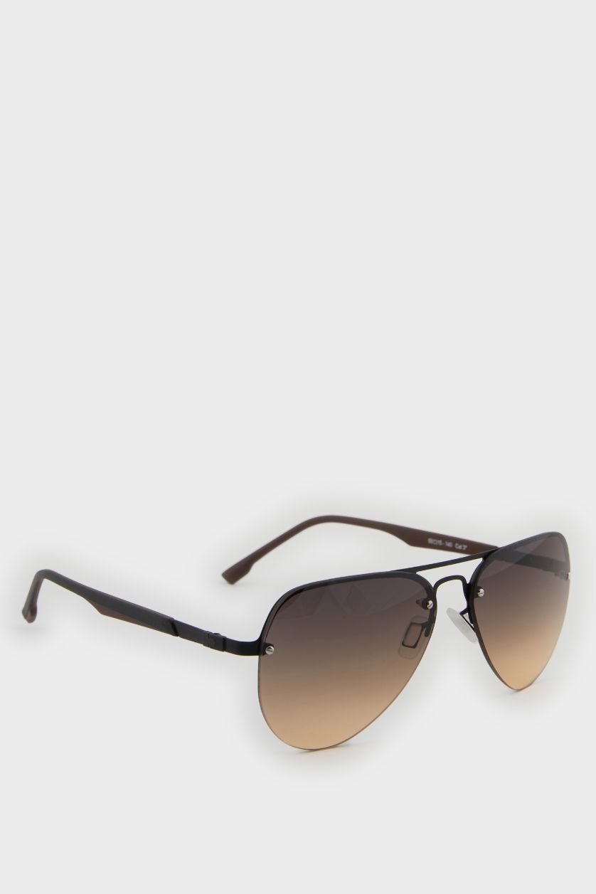 Man Green Man Round Sunglasses