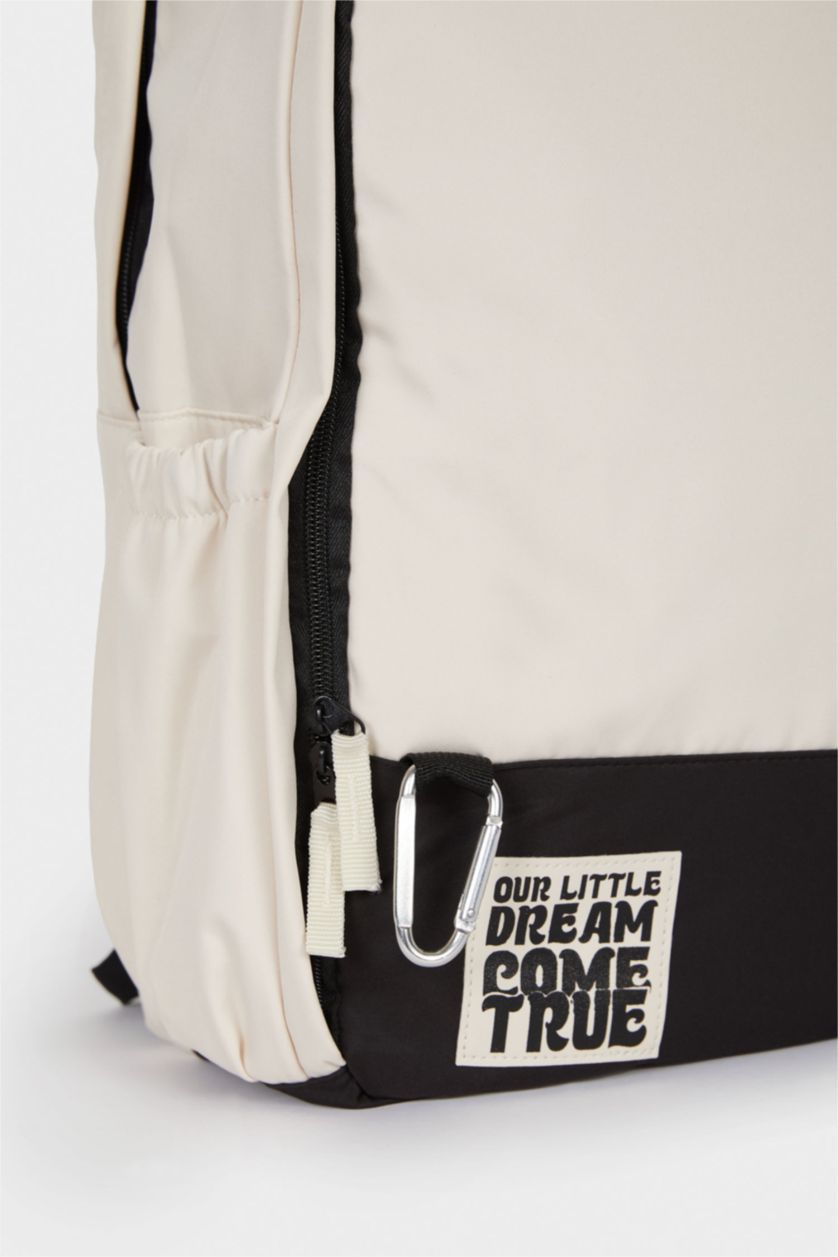 WOMAN Beige Backpack