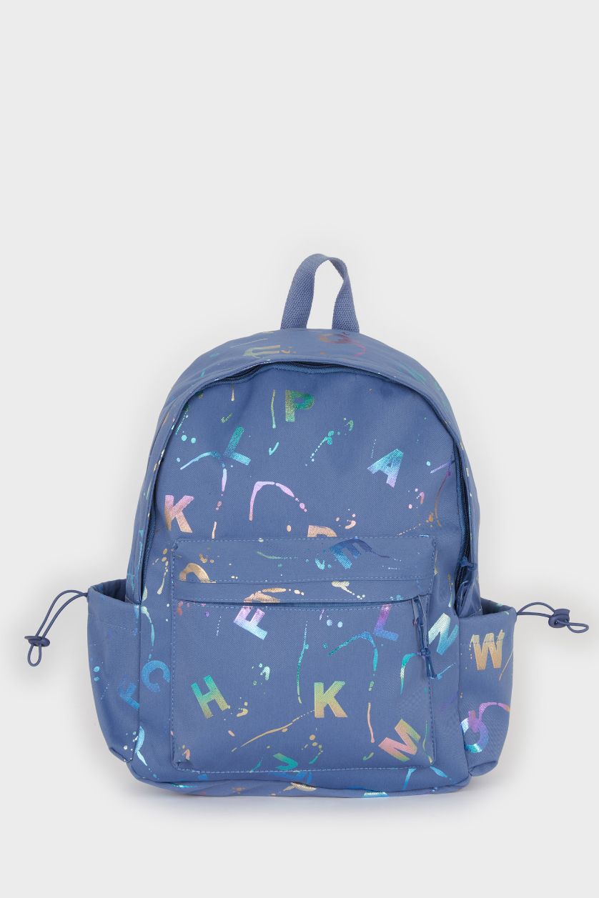WOMAN Blue Woman Backpack