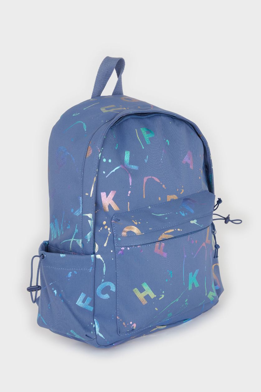 WOMAN Blue Woman Backpack