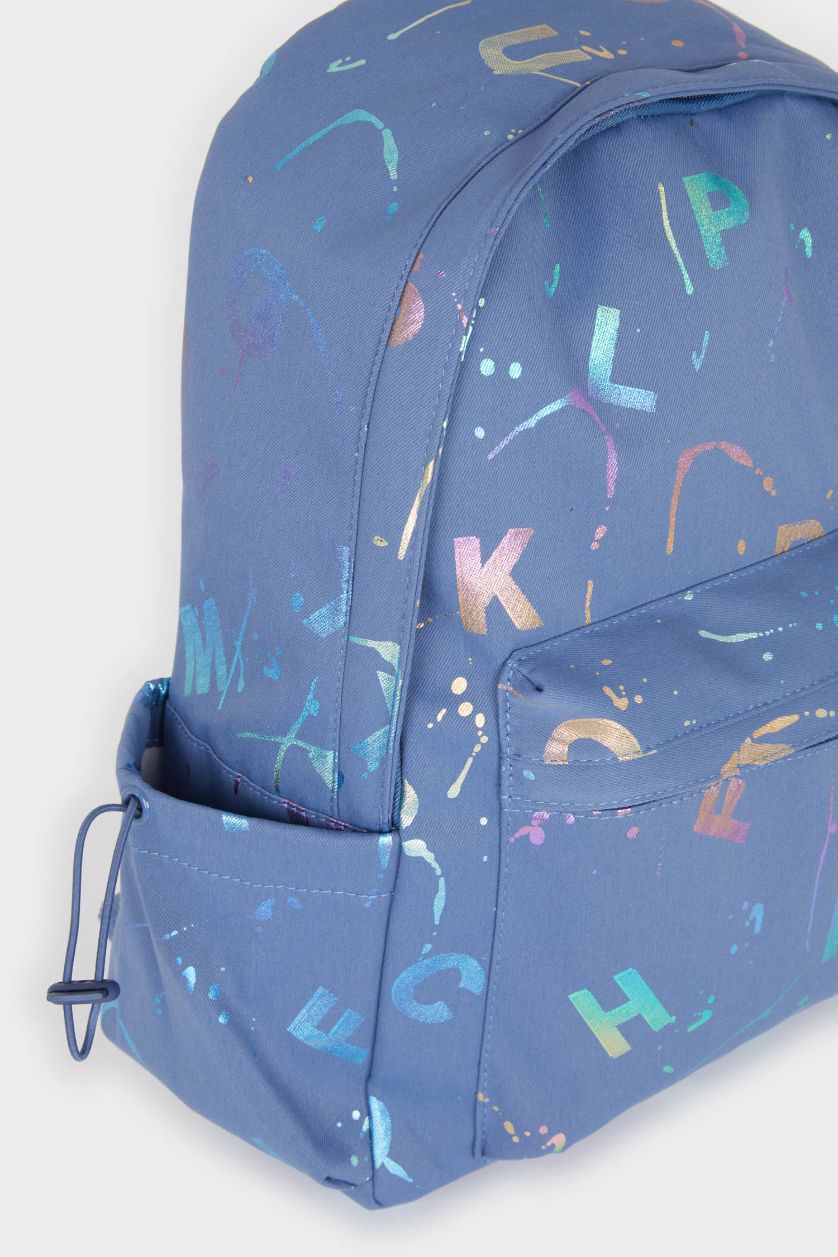 WOMAN Blue Woman Backpack