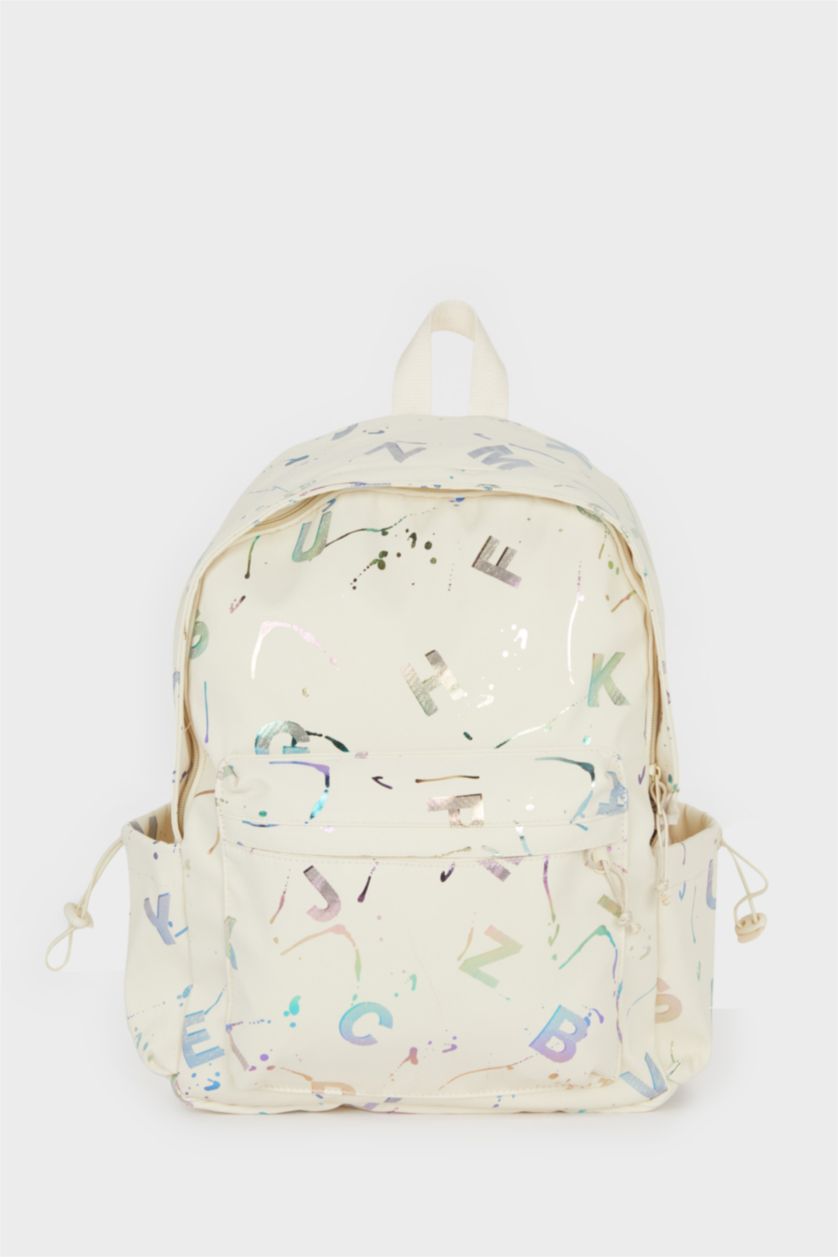 نساء اللون الحجري جنطة ظهر نسائي