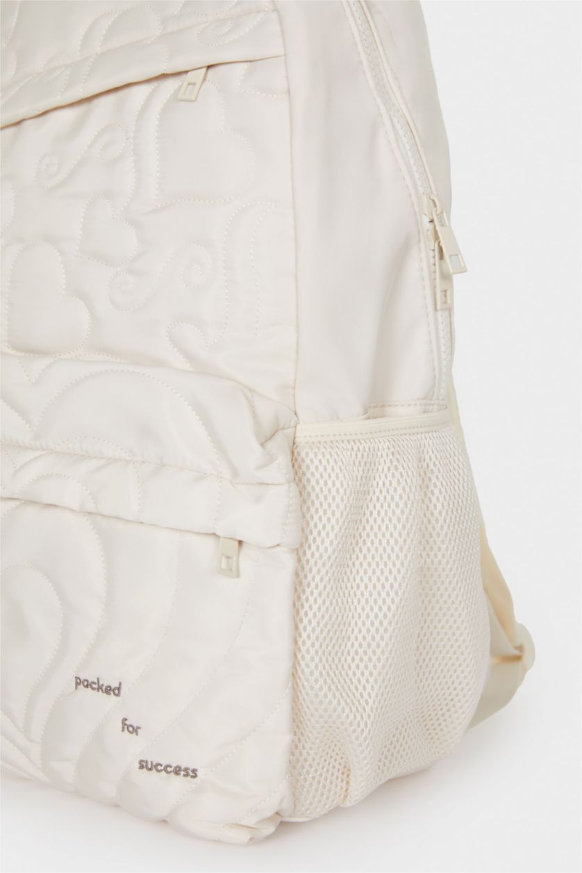 حريمي اللون الحجري شنطة ظهر للجنسين