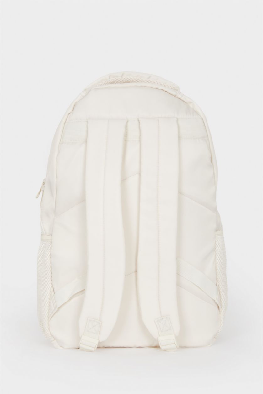 حريمي اللون الحجري شنطة ظهر للجنسين