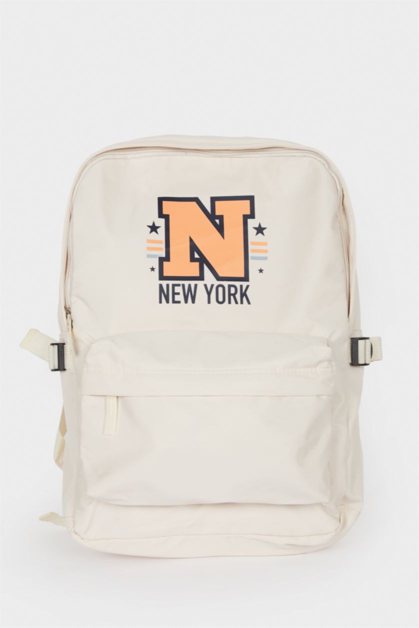 WOMAN Beige Backpack