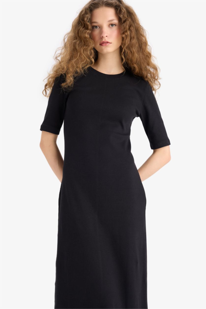 نساء أسود Camisole Midi Dress