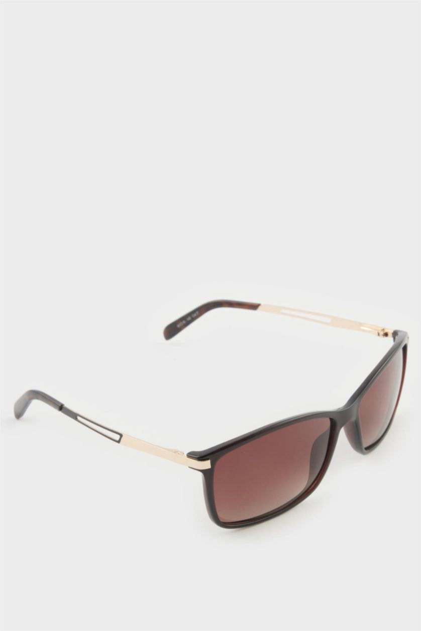 Erkek Kahve Erkek Klasik Kahve Plastik Çerçeve Kahve Cam Polarize Güneş Gözlüğü