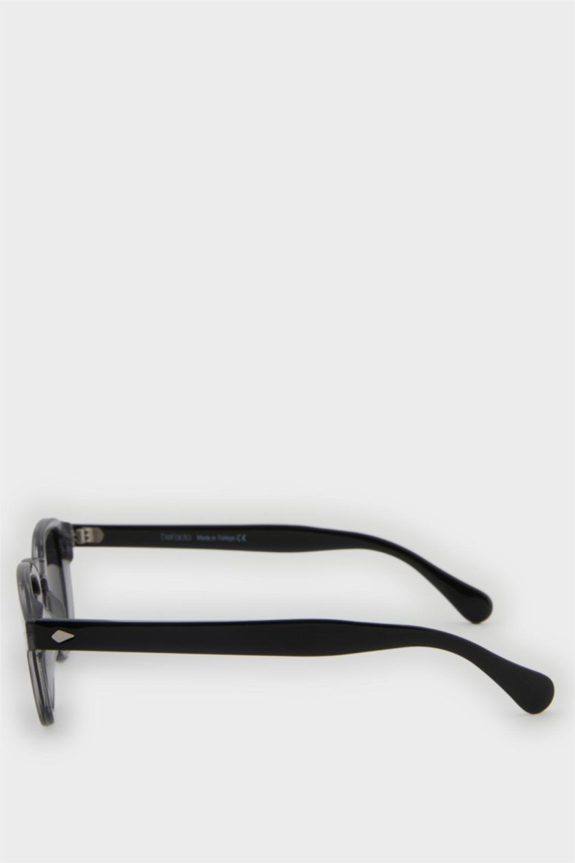 Men Grey Man Round Sunglasses