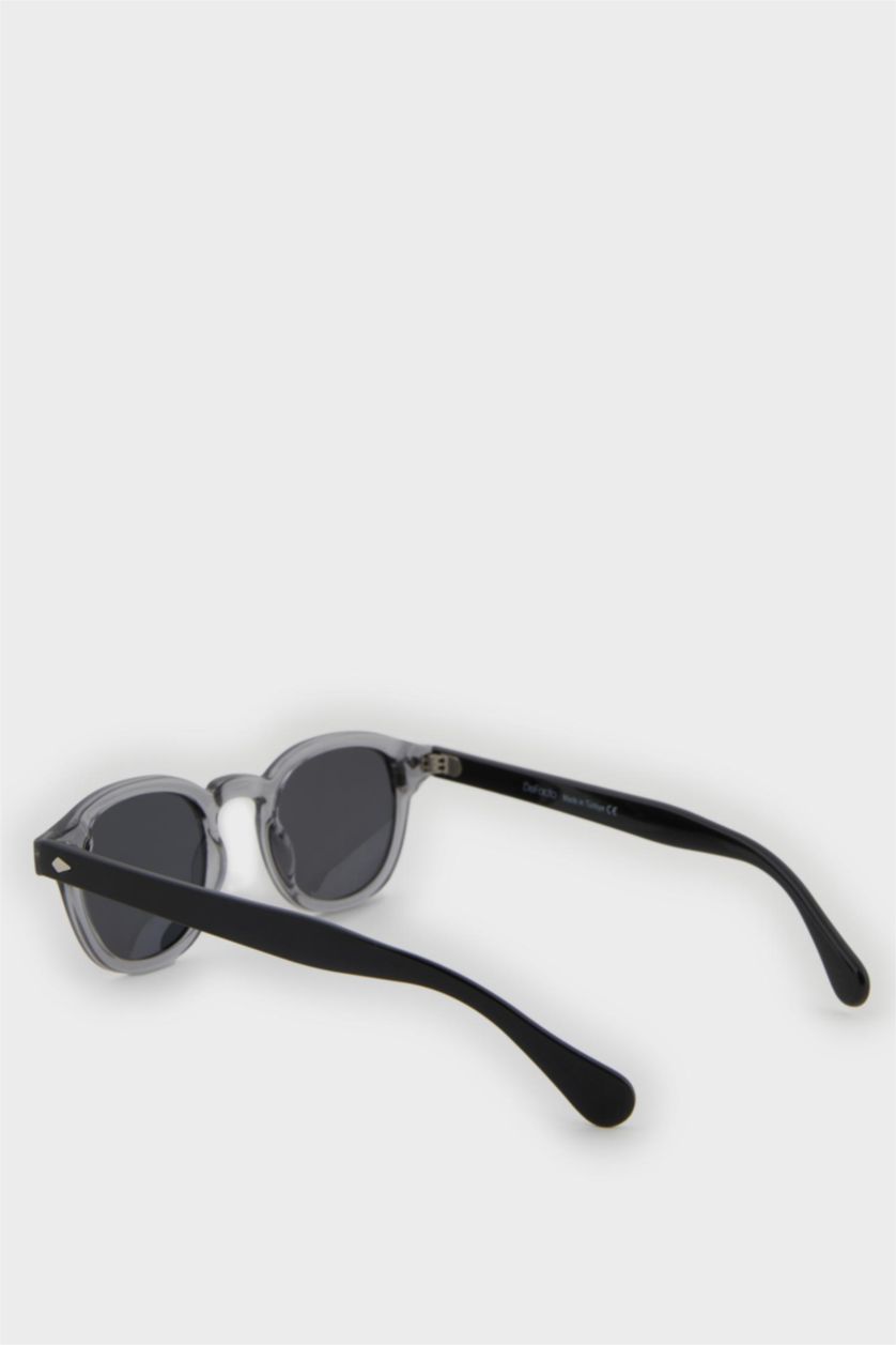 Men Grey Man Round Sunglasses