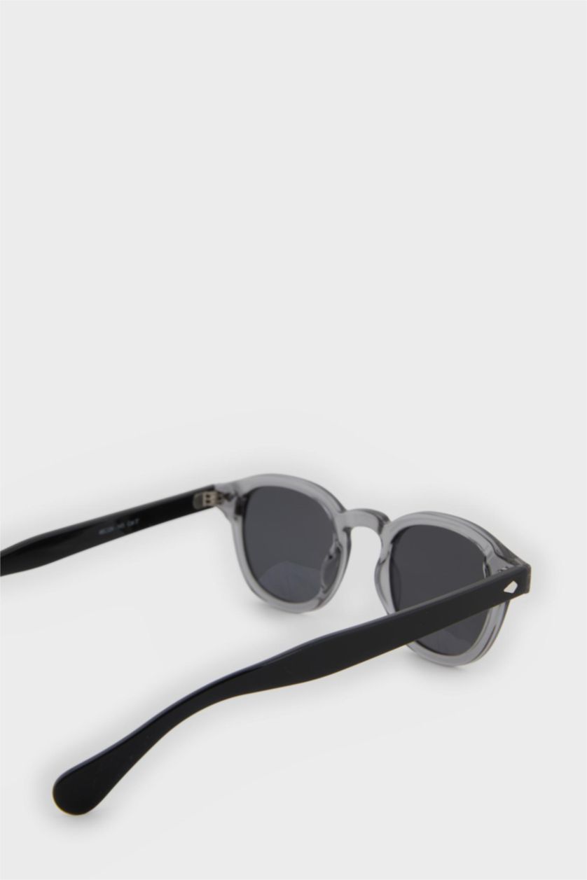 Men Grey Man Round Sunglasses