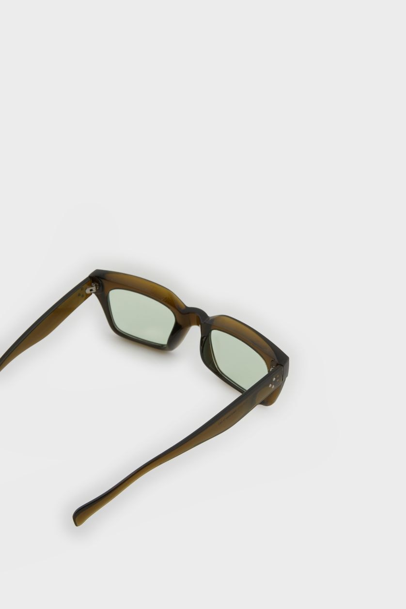 Woman Brown Woman Round Sunglasses