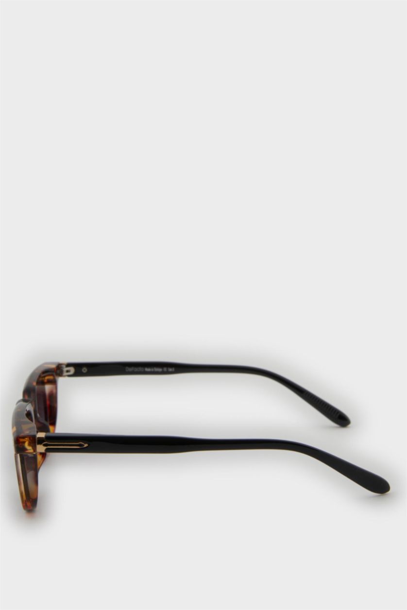 Kadın TRIXI - leopard Kadın Leopar Plastik Çerçeve Siyah Cam Klasik UV Güneş Gözlüğü