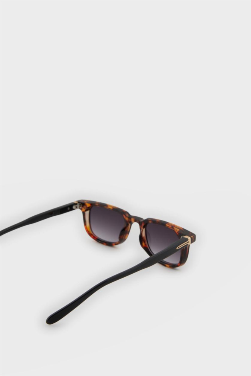 Kadın TRIXI - leopard Kadın Leopar Plastik Çerçeve Siyah Cam Klasik UV Güneş Gözlüğü