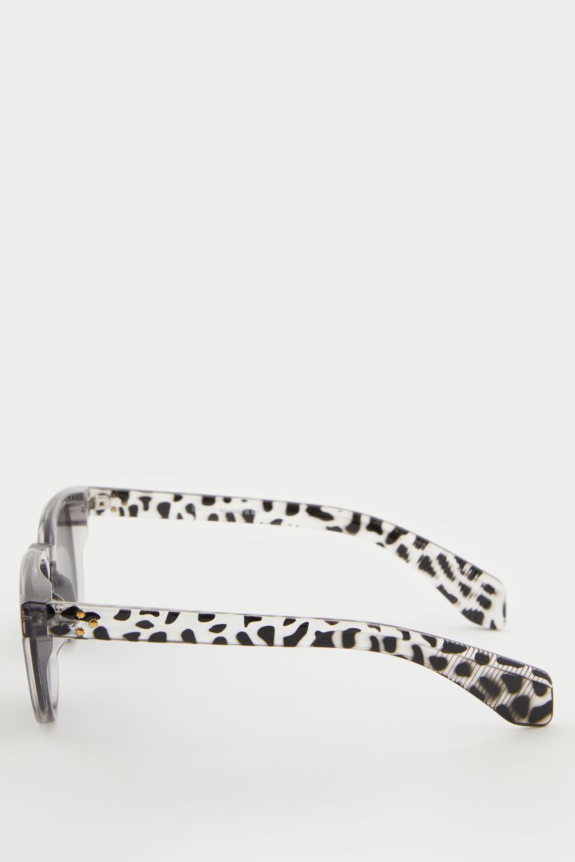 Woman Şeffaf Woman Round Sunglasses