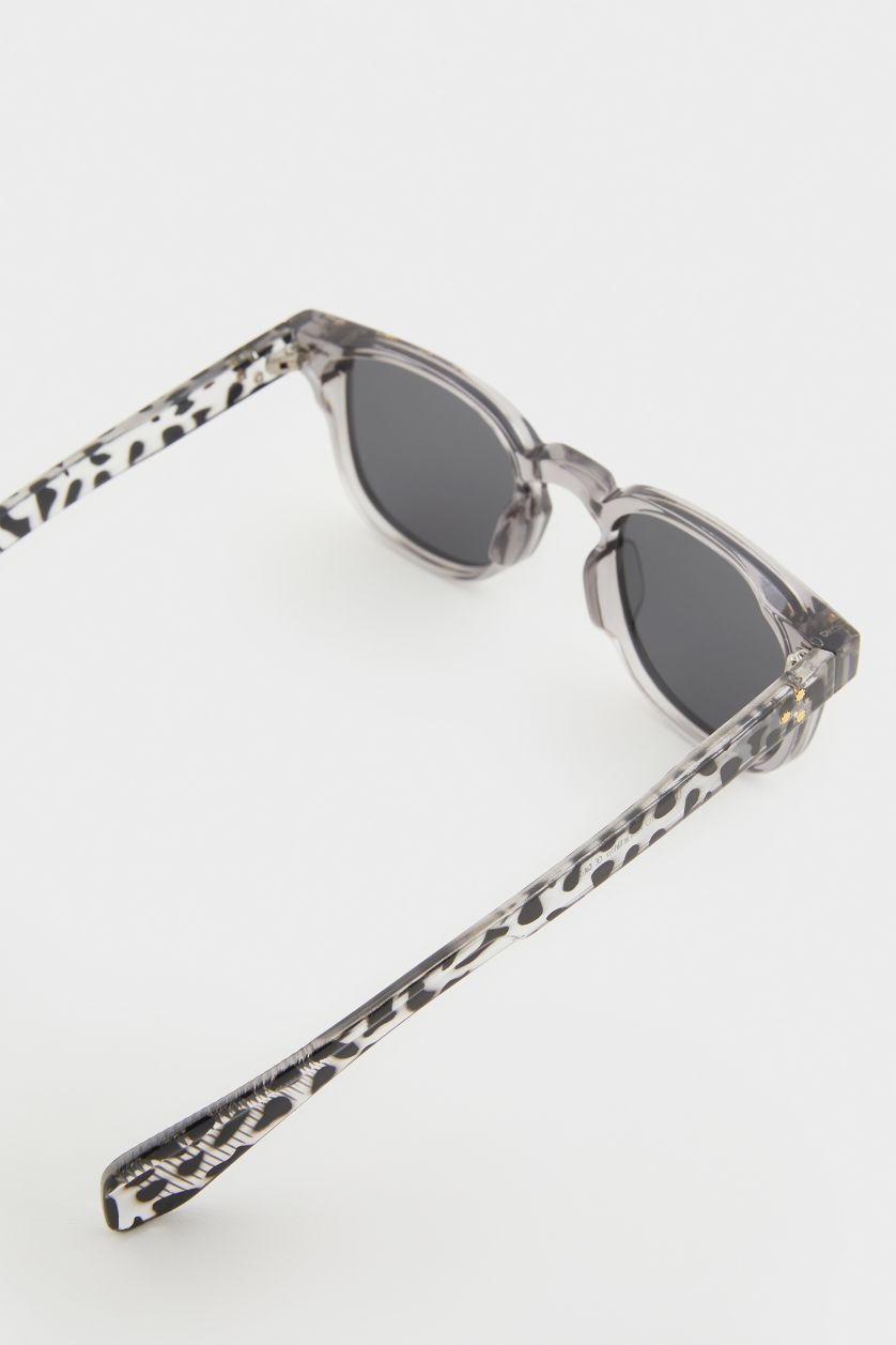 Woman Şeffaf Woman Round Sunglasses