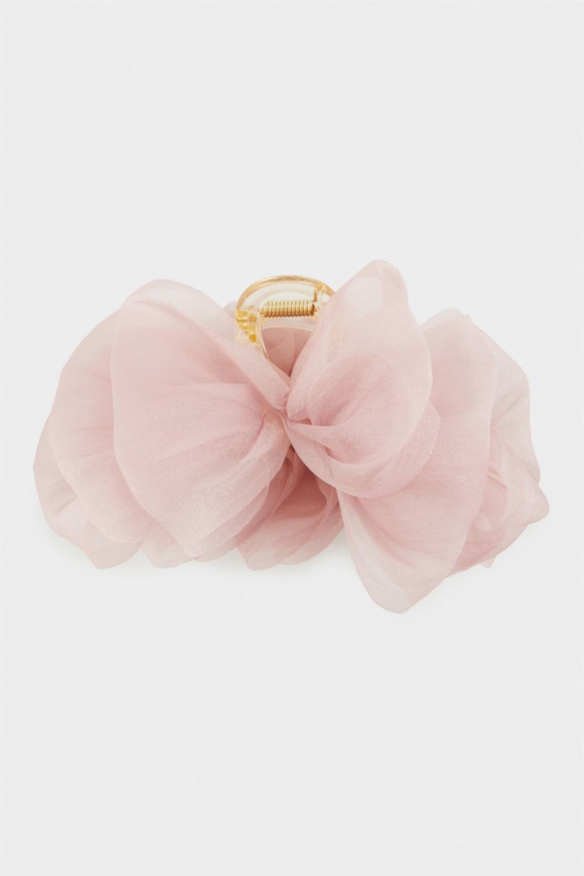 Kadın Pembe Kadın Tüllü Mandal Toka