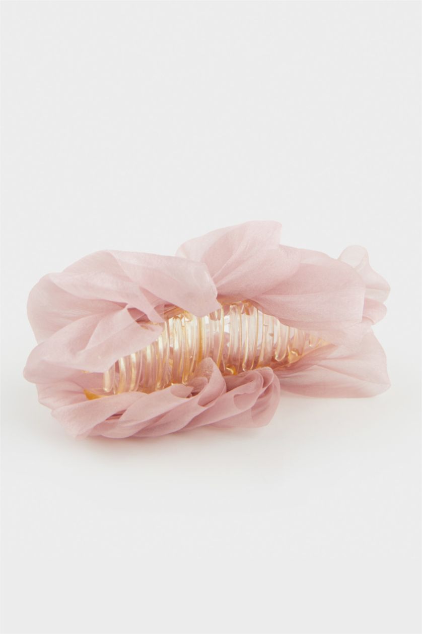 Kadın Pembe Kadın Tüllü Mandal Toka