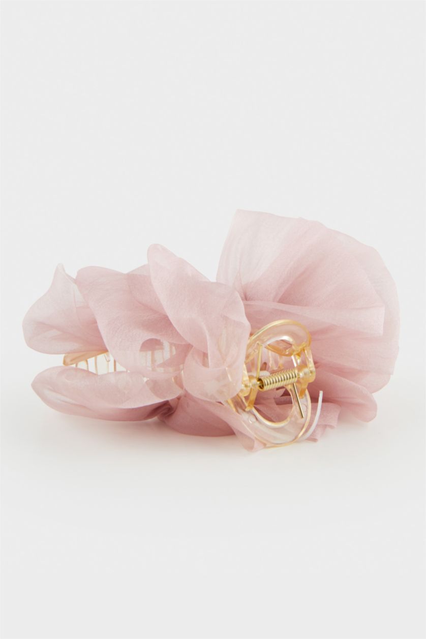 Kadın Pembe Kadın Tüllü Mandal Toka