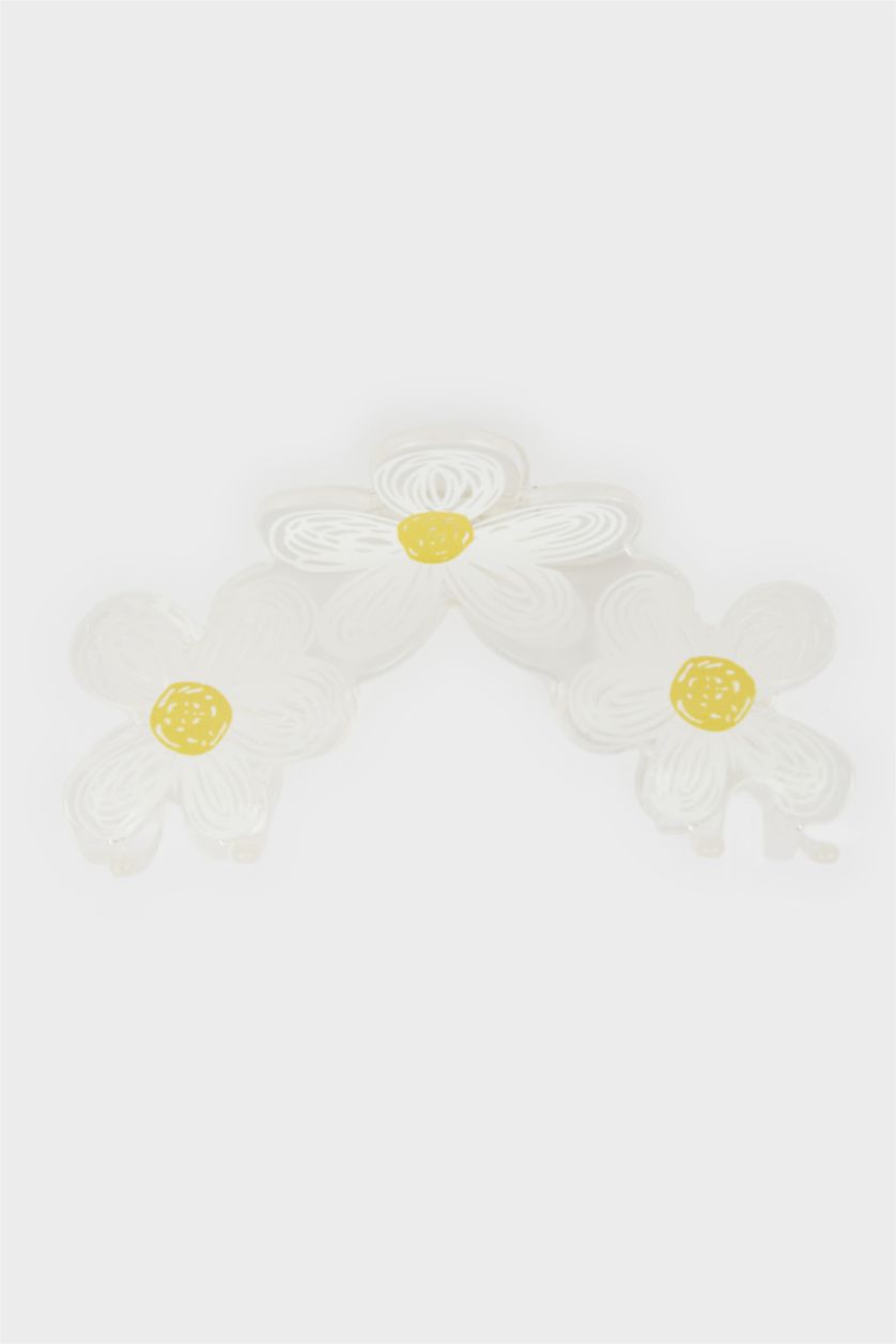 WOMAN White Woman 2 piece Flower Hair Clip