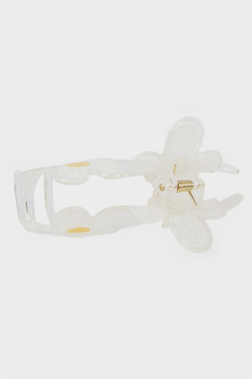 WOMAN White Woman 2 piece Flower Hair Clip