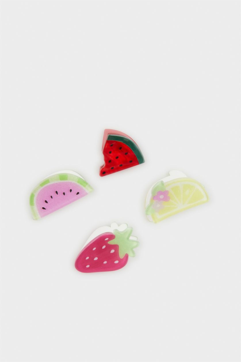 Kadın Karma Kadın Meyveli 4'lü Mandal Toka