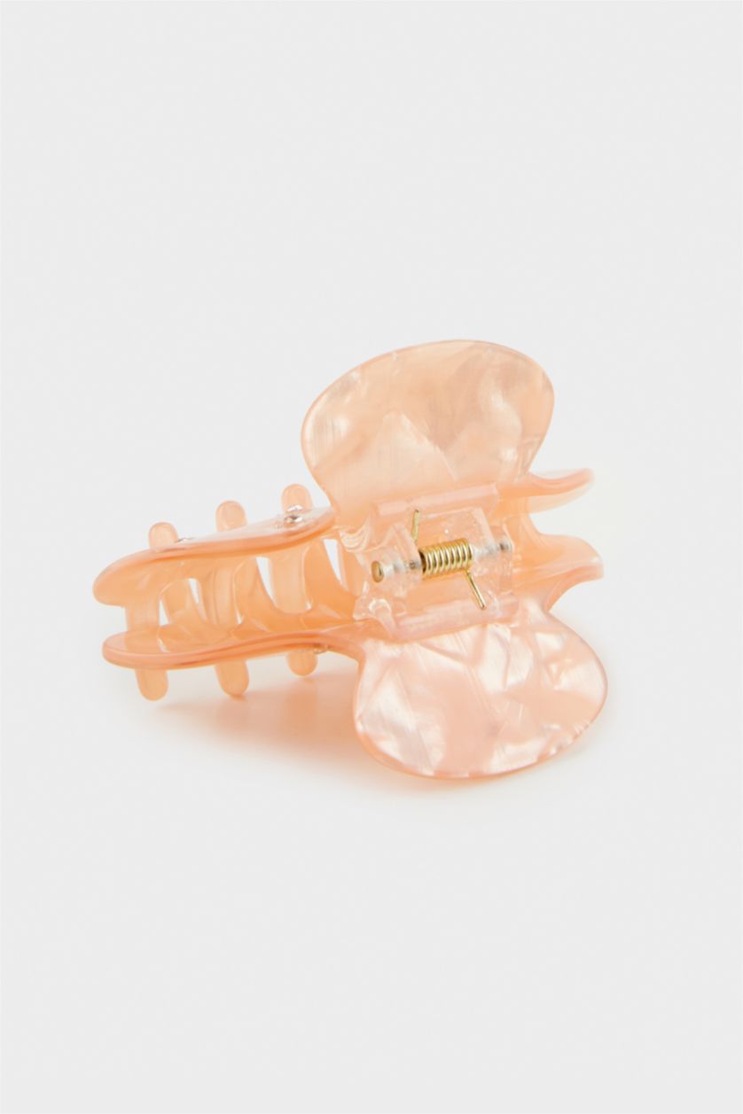 Kadın Turuncu Kadın Taşlı Mandal Toka