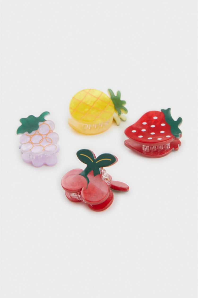 Woman Karma Woman Fruit 4 Piece Latch Hair Clips