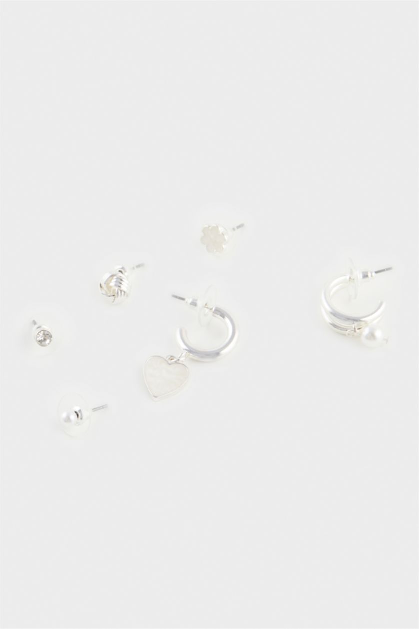 Kadın Gümüş Kadın 6'lı Silver Küpe