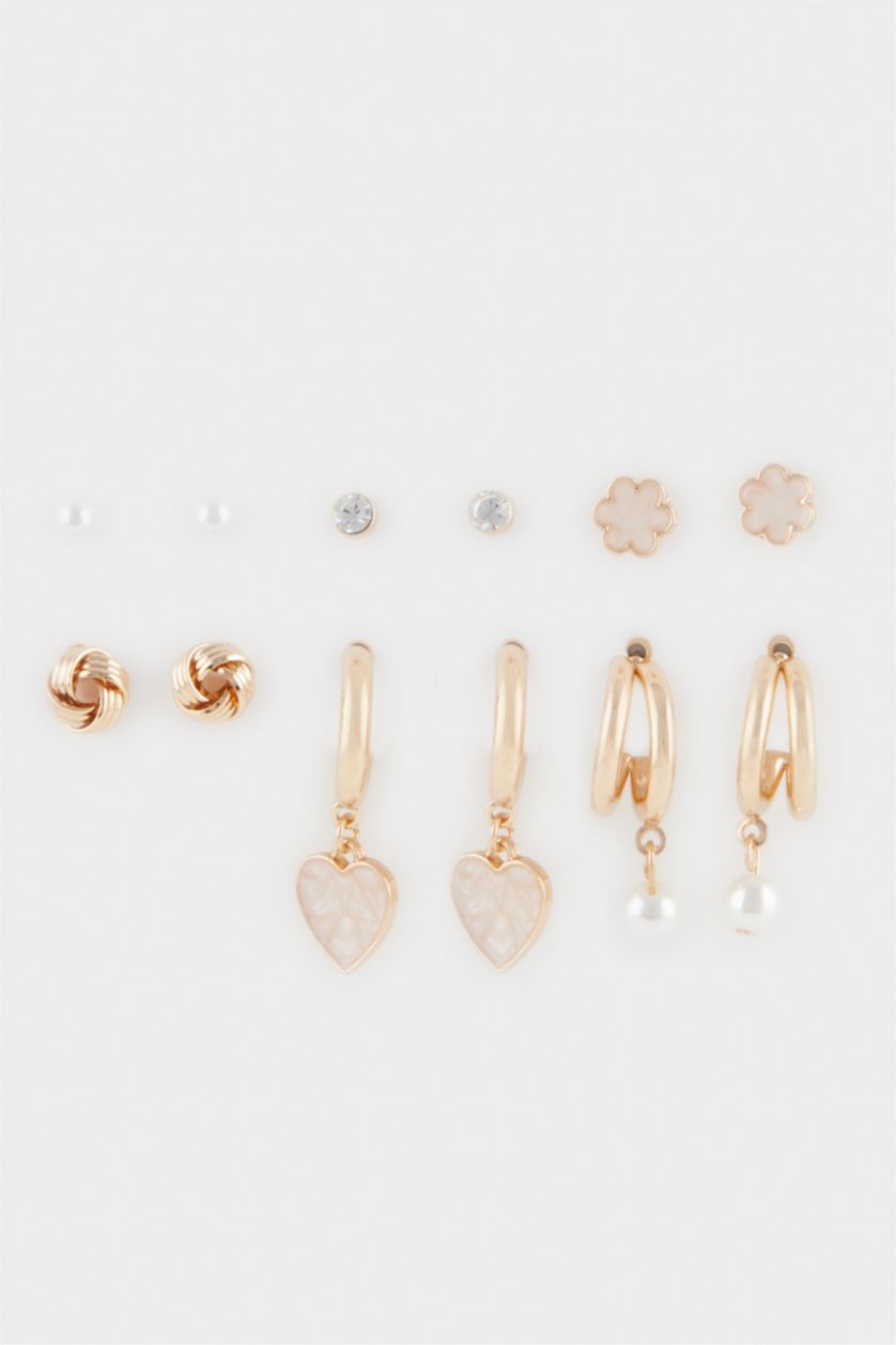 Kadın Karma Kadın 6'lı Gold Küpe