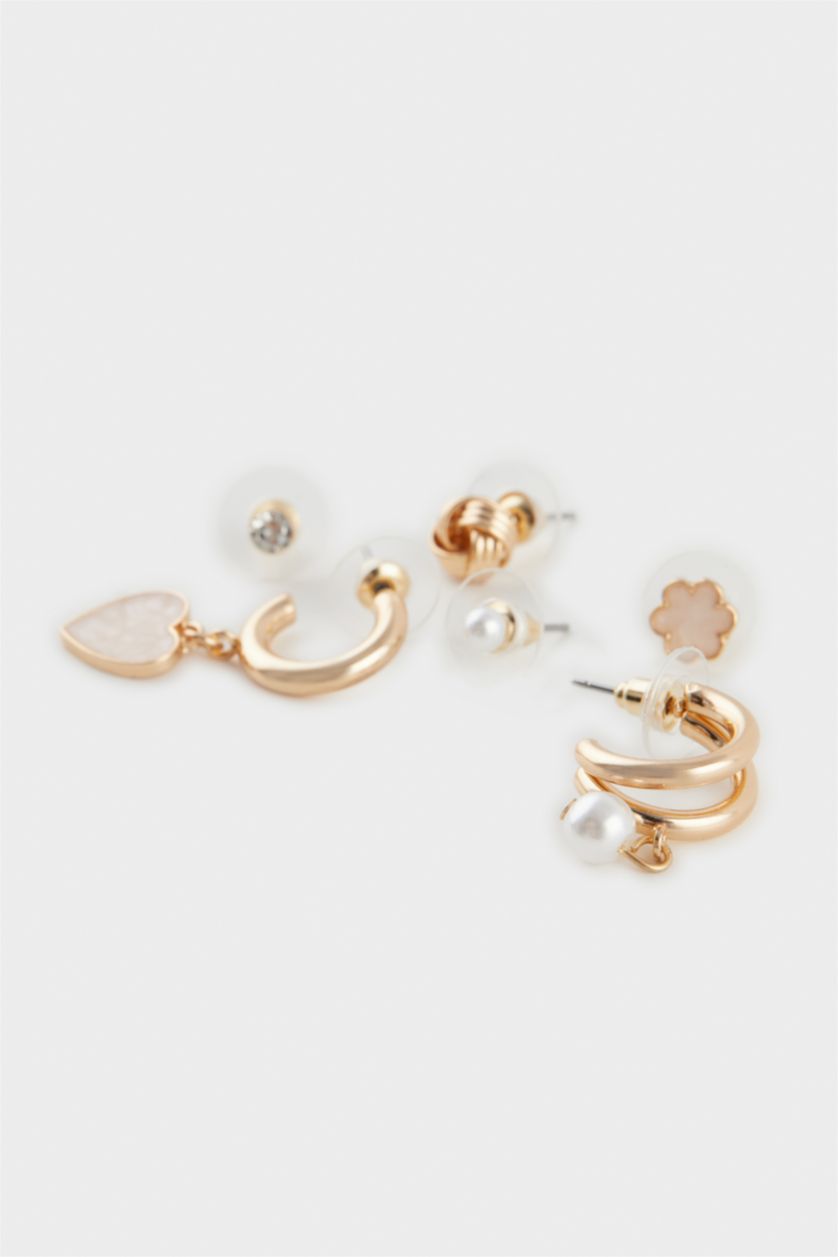 Kadın Karma Kadın 6'lı Gold Küpe