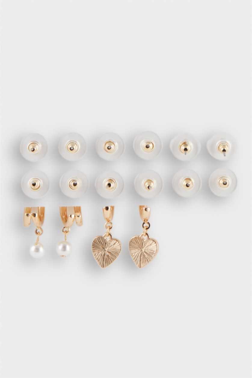 Kadın Karma Kadın 6'lı Gold Küpe