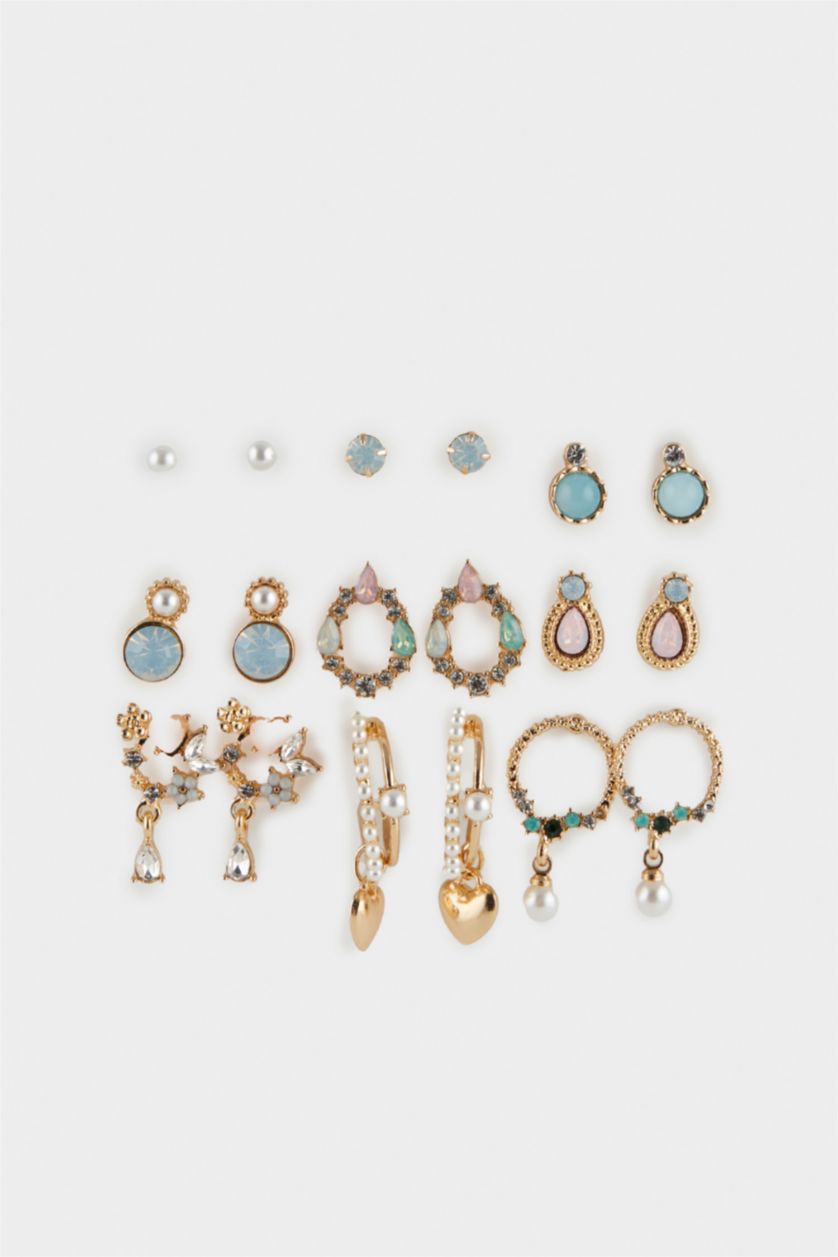 WOMAN MIXED Woman 9 Piece Antique Earrings