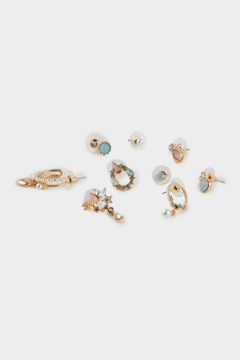 WOMAN MIXED Woman 9 Piece Antique Earrings