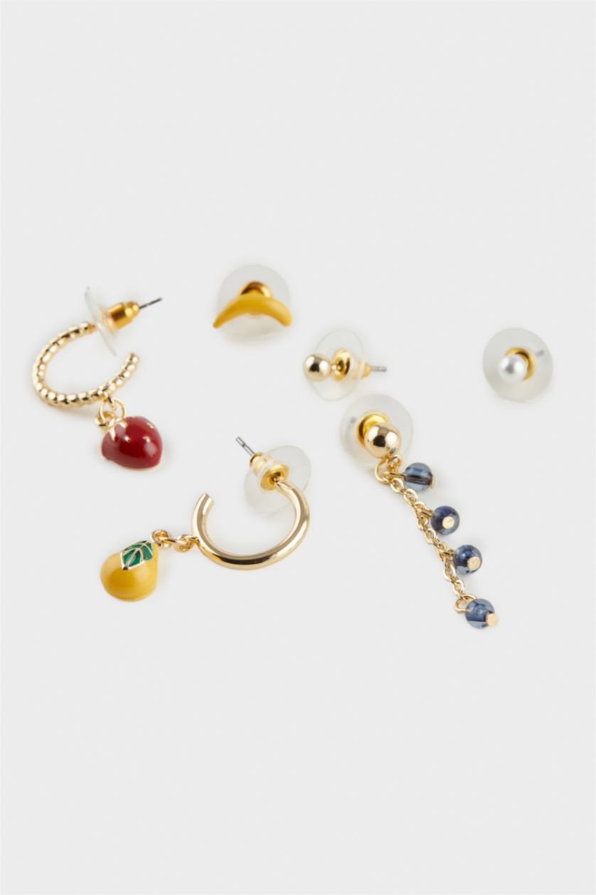 Kadın Karma Kadın 6'lı Gold Küpe