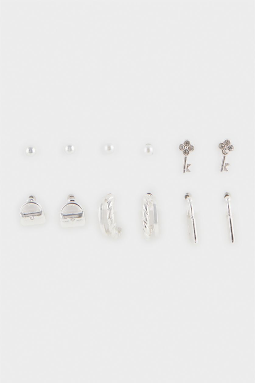 Kadın Gümüş Kadın 6'lı Silver Küpe