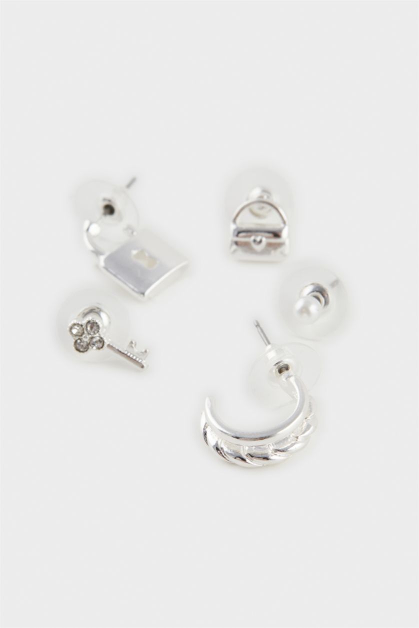 Kadın Gümüş Kadın 6'lı Silver Küpe