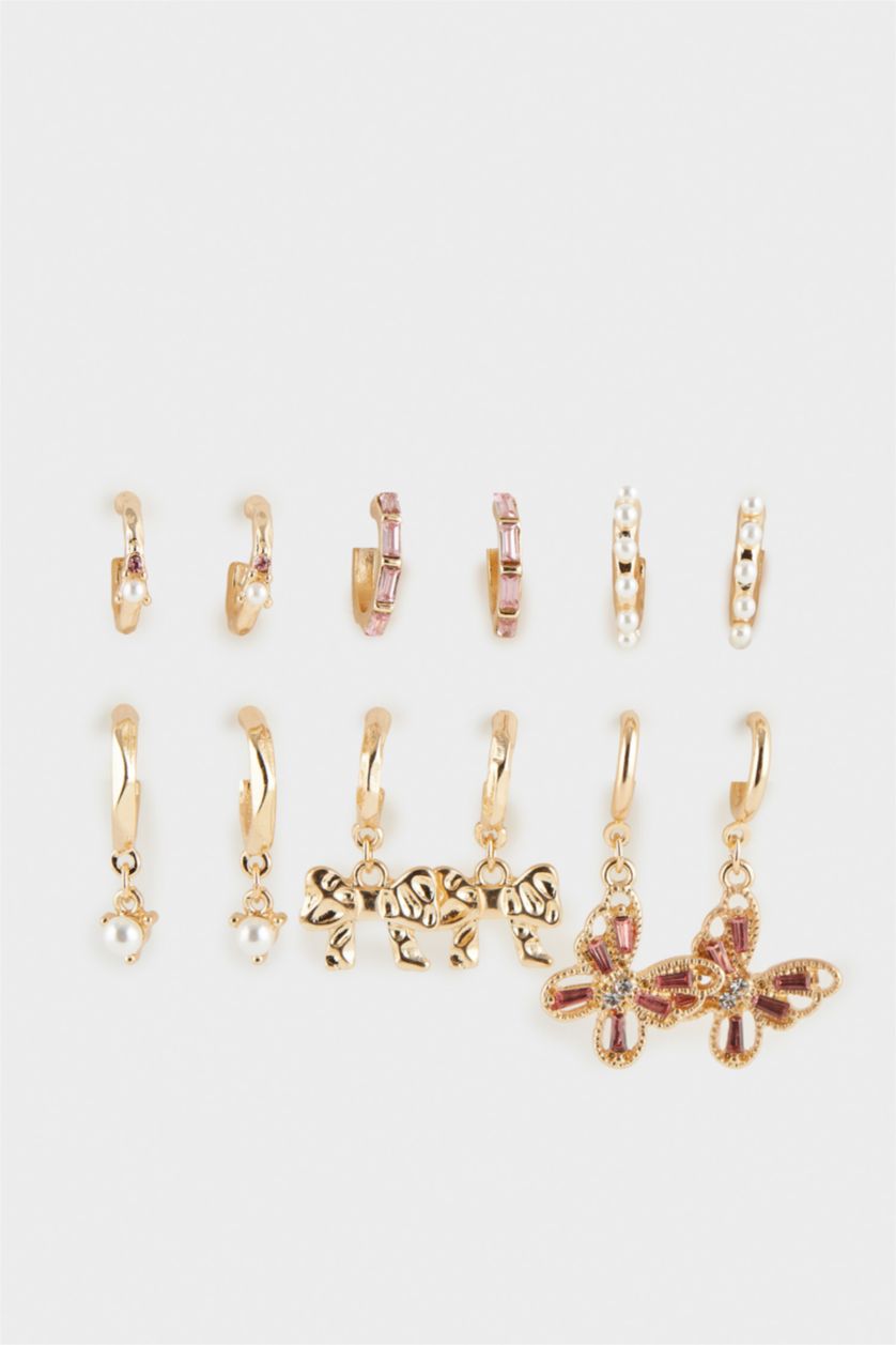 Әйелдерге Түрлі түсті Әйелдерге 6 сырға